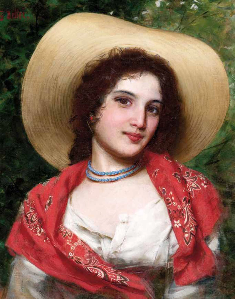 La ragazza col cappello di paglia